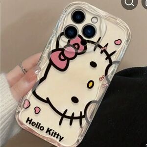 Hello Kitty Phone Case - Pink and Black